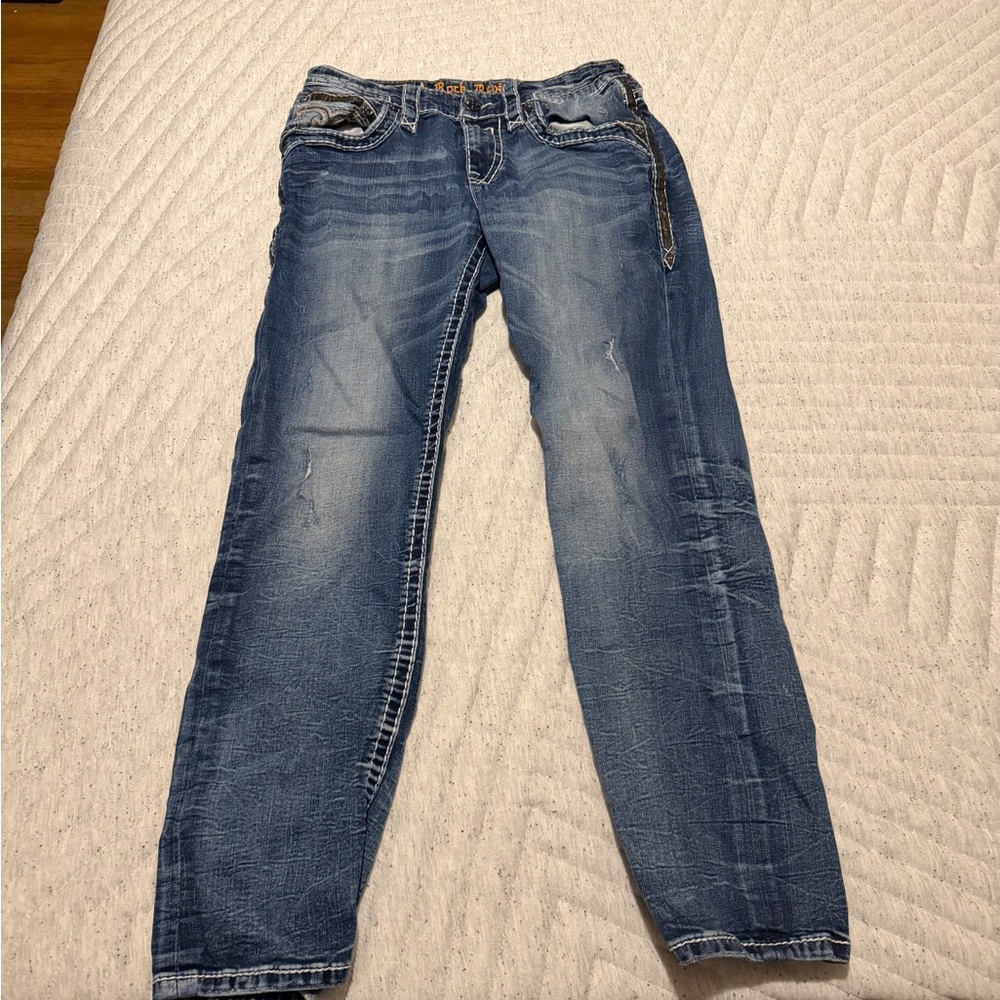 Rock Revival Blue Bootcut Men's Jeans